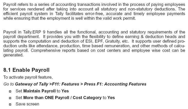 Payroll-in-TallyERP9