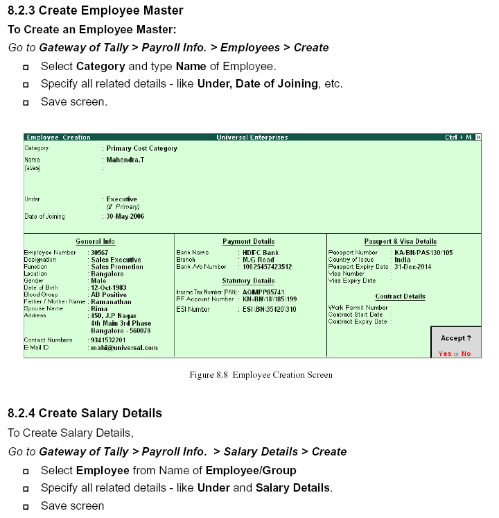 Payroll-in-TallyERP9